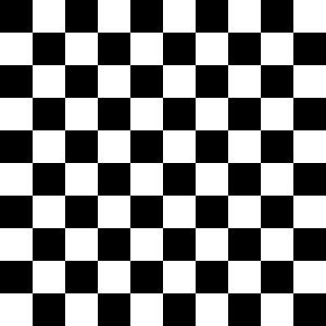 10x10 checkered board