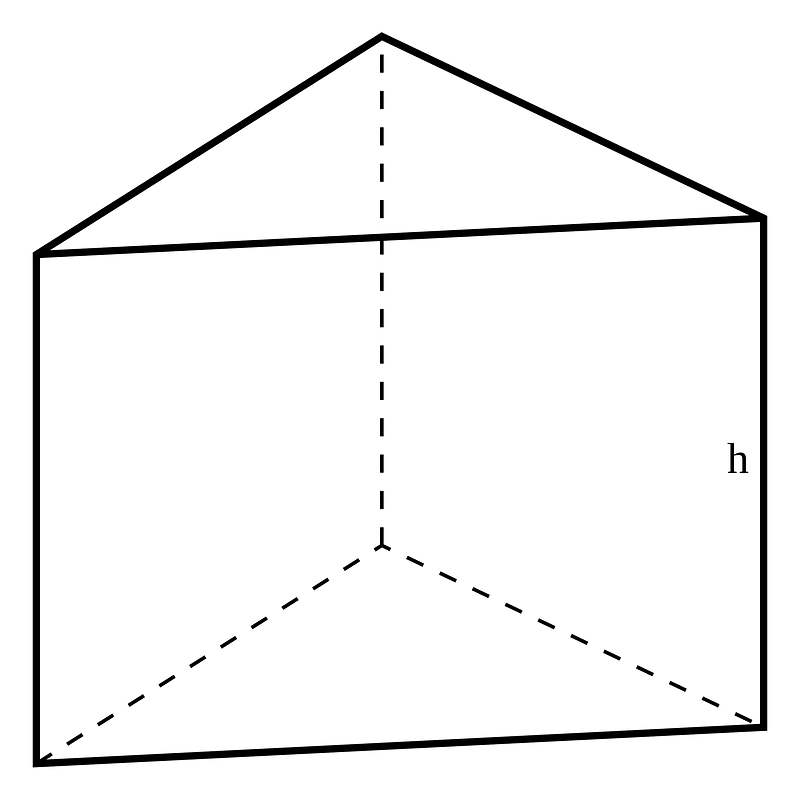 Simple prism with height