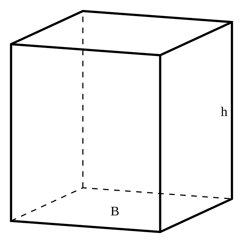 Simple block with height and base
