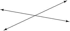 Elementary or iconic sample of secant lines