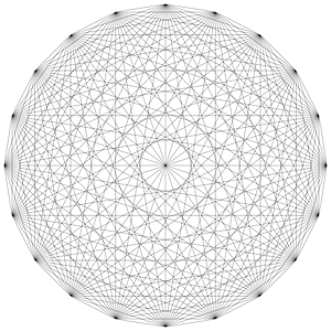 20 Ponted Cross Graph