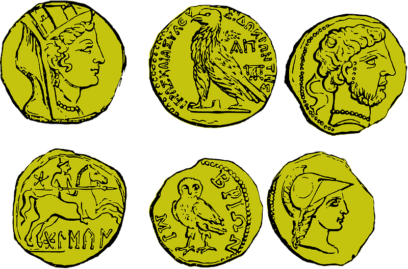 Ancient Greek coins collection