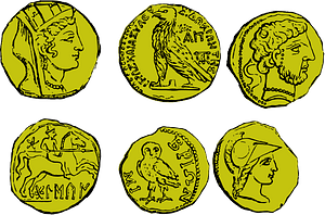 Ancient Greek coins collection