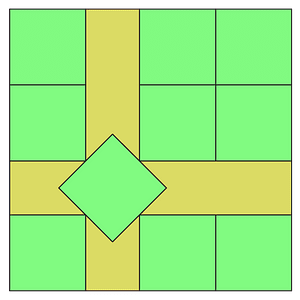 The optimal packing of 10 squares in a square