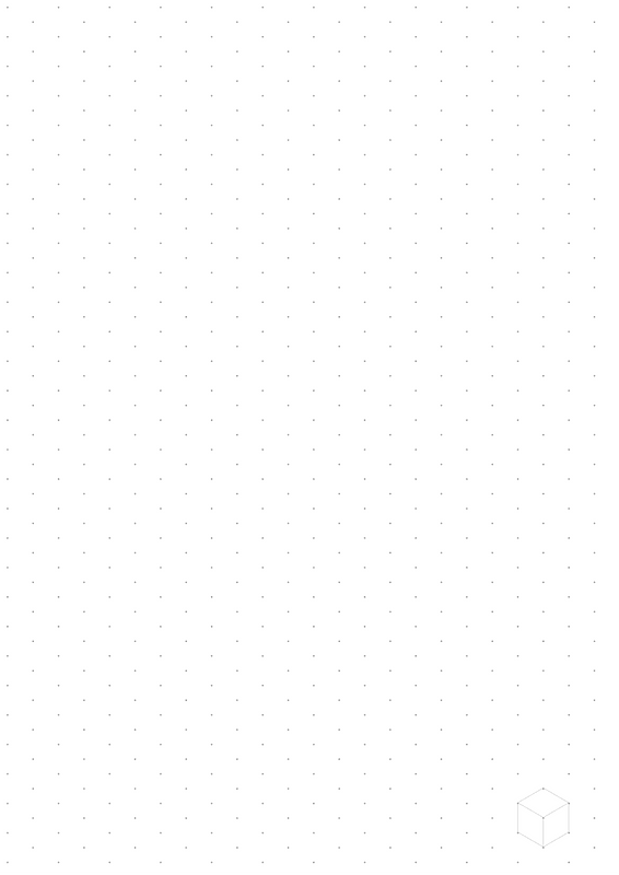 Page blanche A4 points 1cm hexa