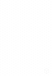 Page blanche A4 points 1cm hexa