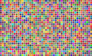 Multicolour squares