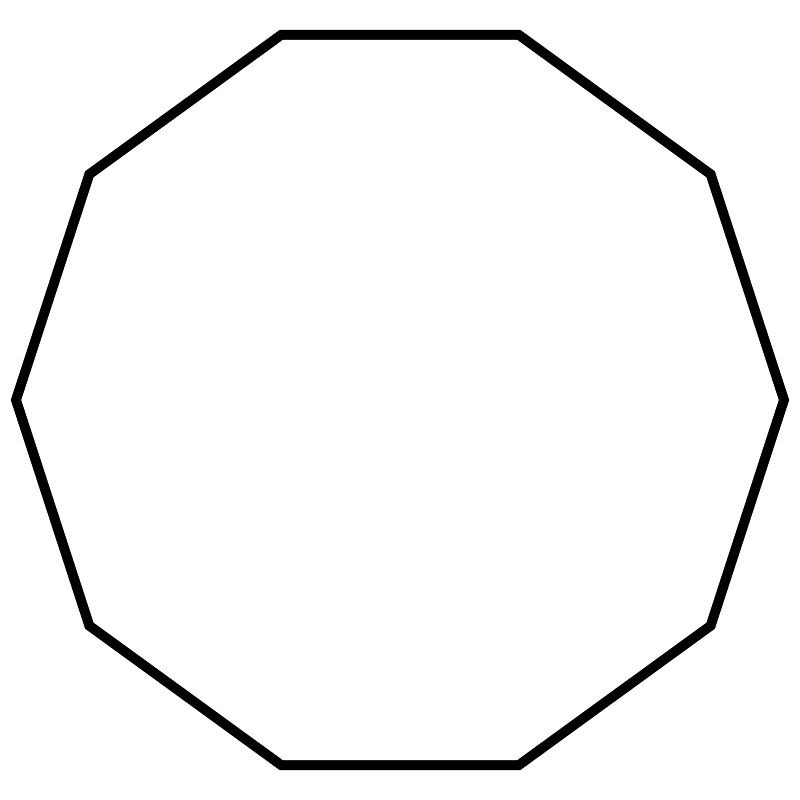 Regular decagon
