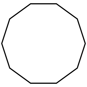 Regular decagon
