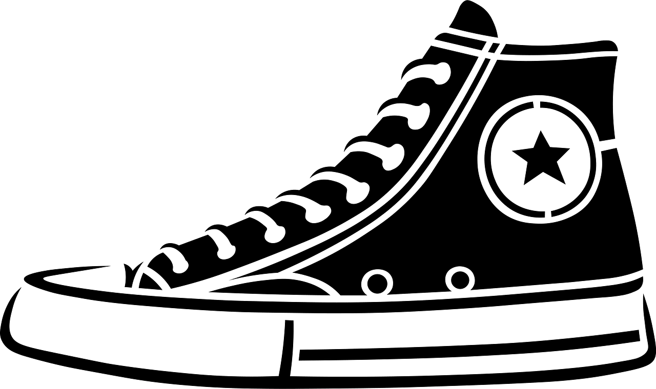 Converse Shoe Free vector clipart images on creazilla