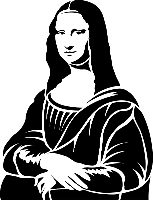 Mona Lisa - Free vector clipart images on creazilla.com