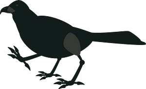 Yatagarasu crow mythical creature - three-legged crow