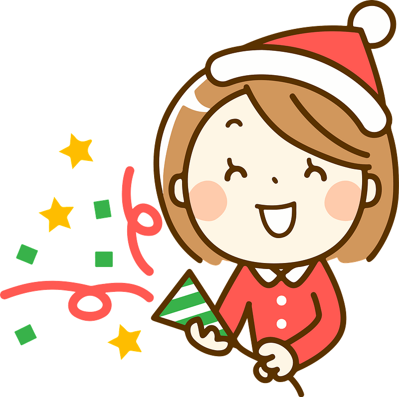 (Vanessa) Woman is excited about Christmas firecrackers