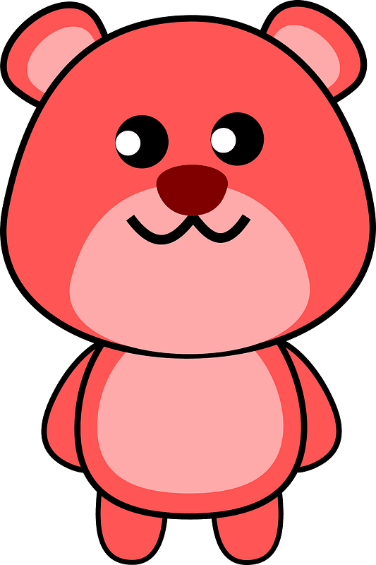 Smiling Pink Bear