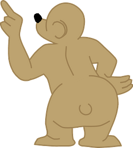 Bear looking for something