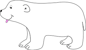 Little polar bear