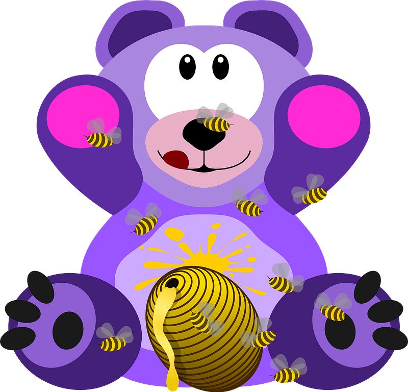 Bear with beehive