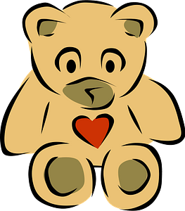 Teddy bear with heart