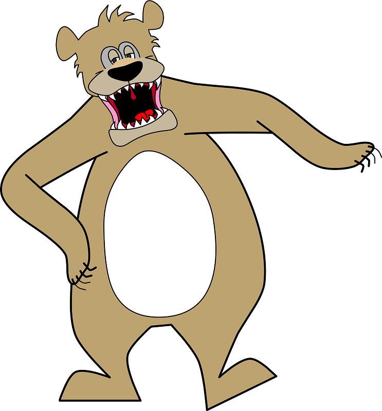 Growling bear
