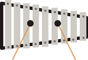 Xylophone and mallets