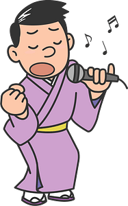 Man is singing