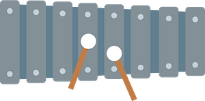 Xylophone and mallets