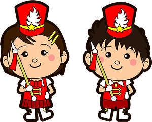 Marching band drum major
