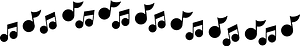 Musical note line