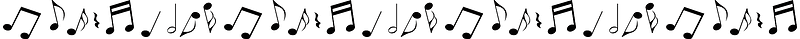 Musical notes line