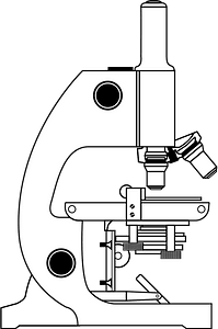 Microscope - Black and White