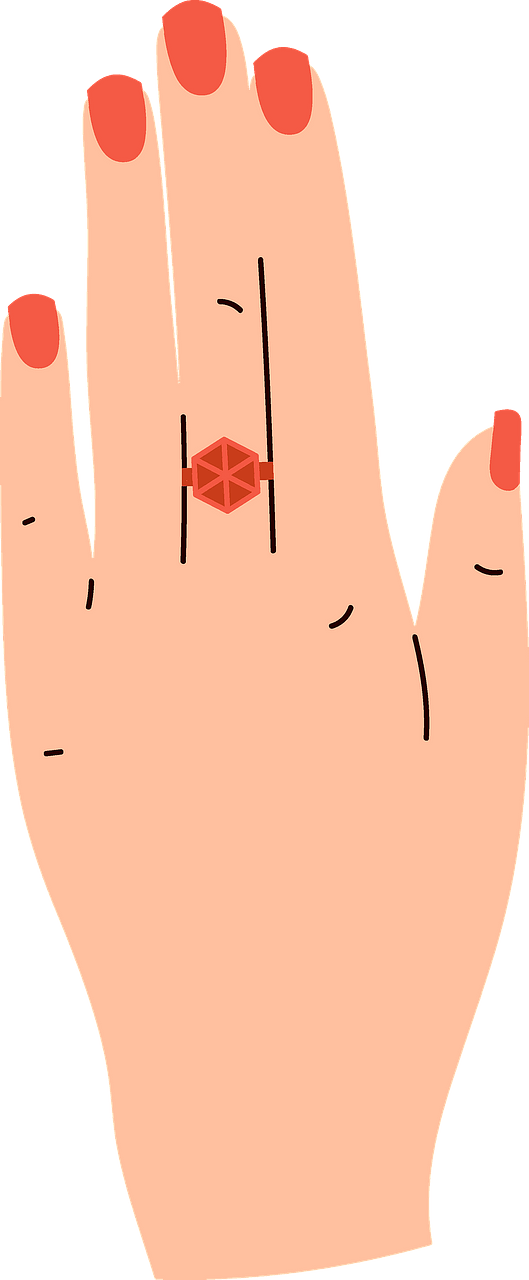 手