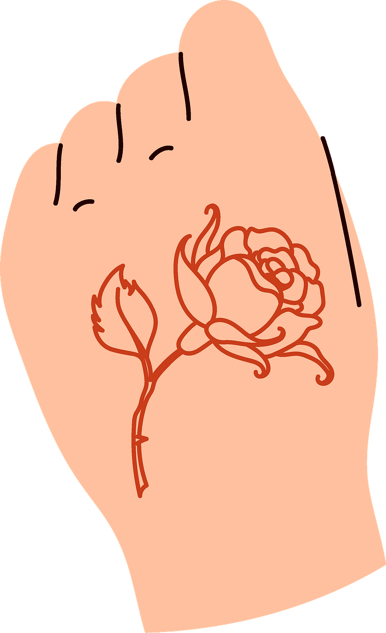 손