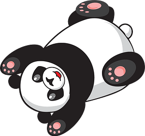 Playful panda