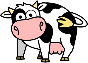 Cartoon cow