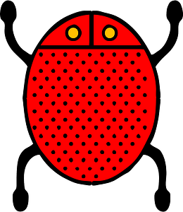 Yellow-eyed ladybug