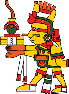 Xiuhtecuhtli the Aztec god of fire day and heat