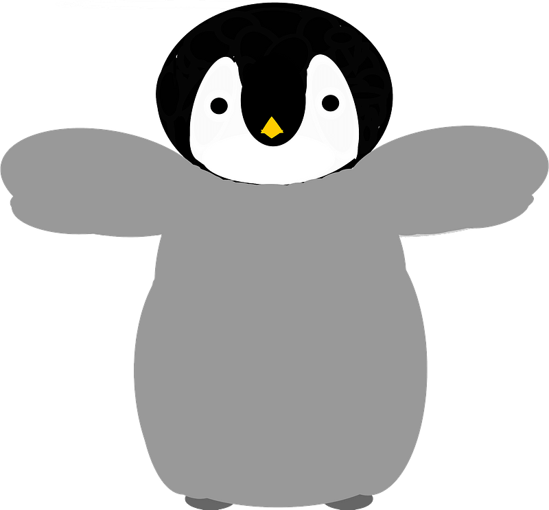 Cute little penguin