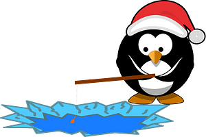 Penguin fishing