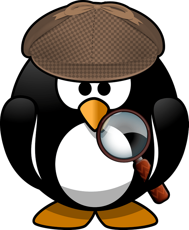 Detective penguin