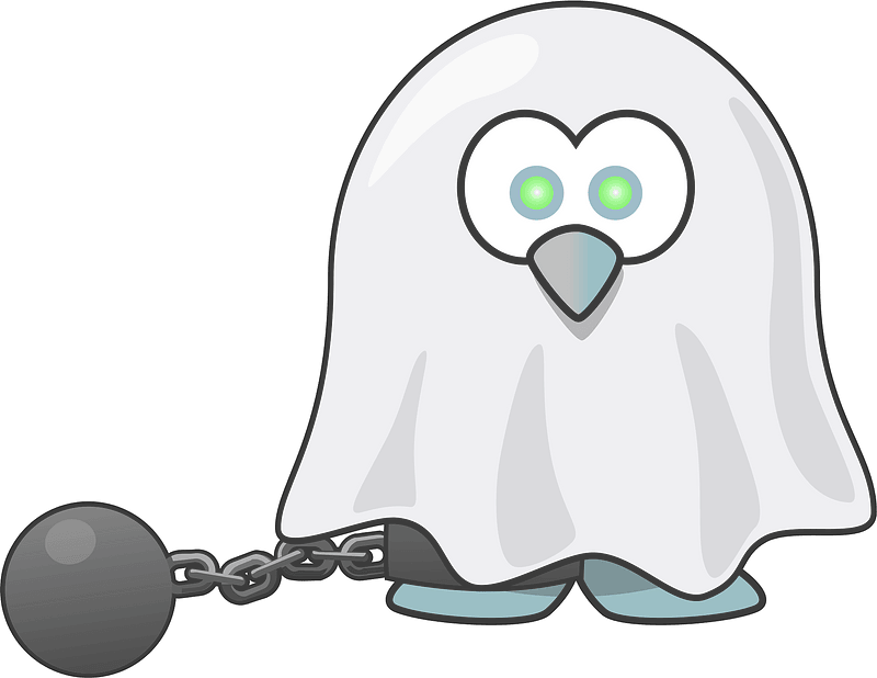 Ghost of a penguin