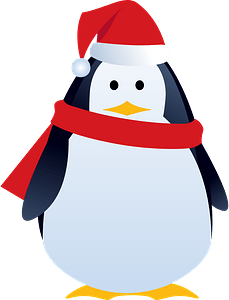 Christmas penguin