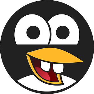 Funny penguin face