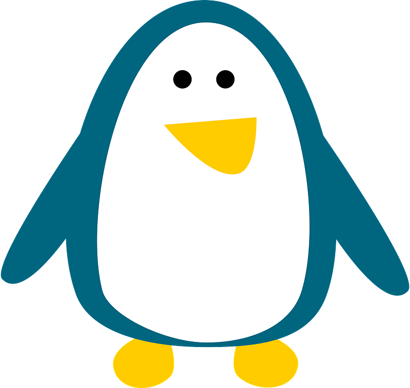 Turquoise penguin