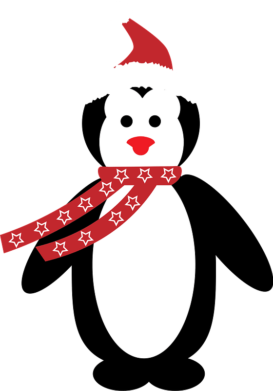 Christmas penguin