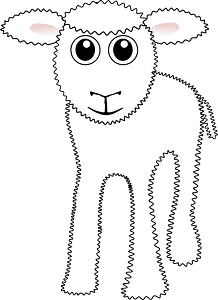 Cute sheep