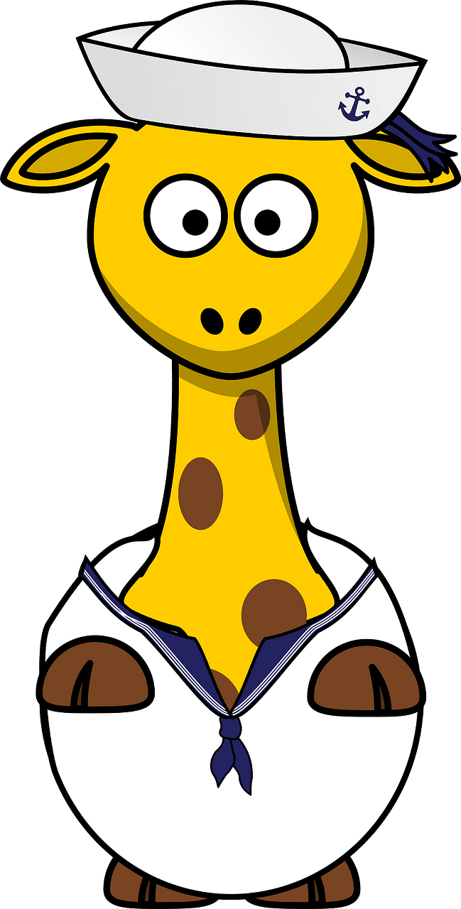 Giraffe sailor