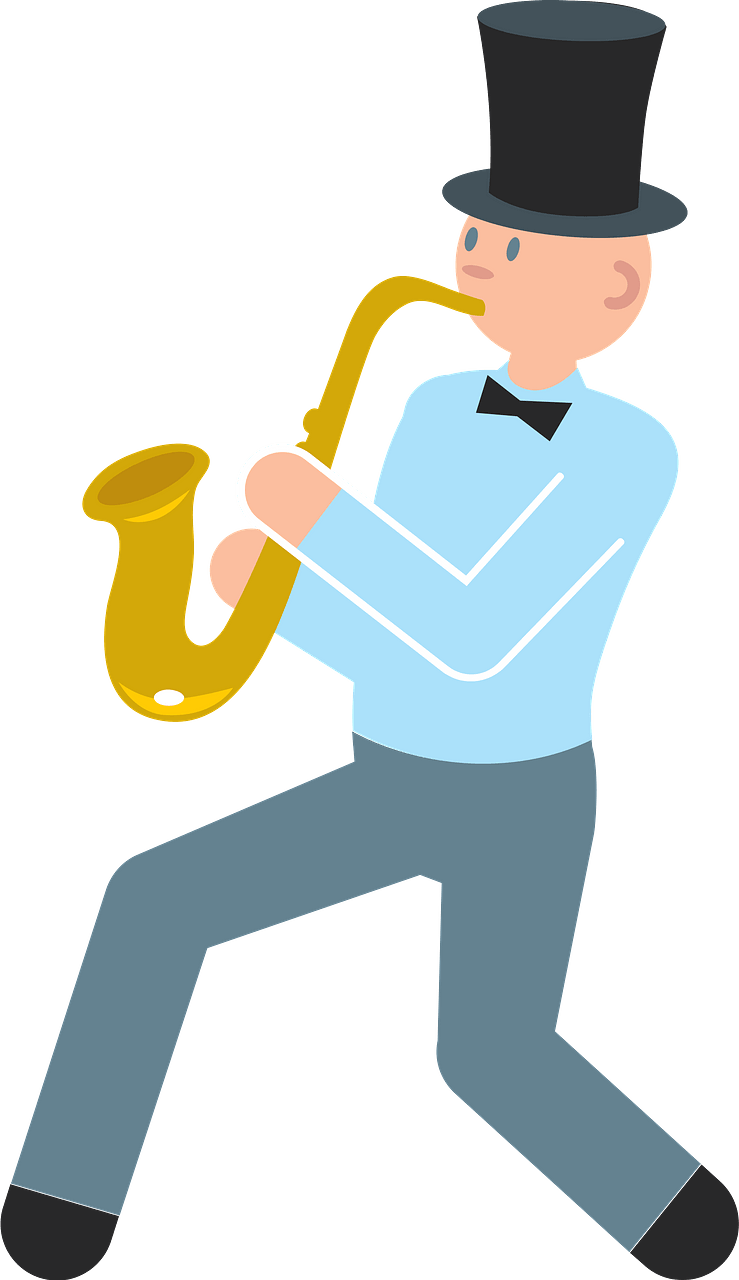 Jazz band musician