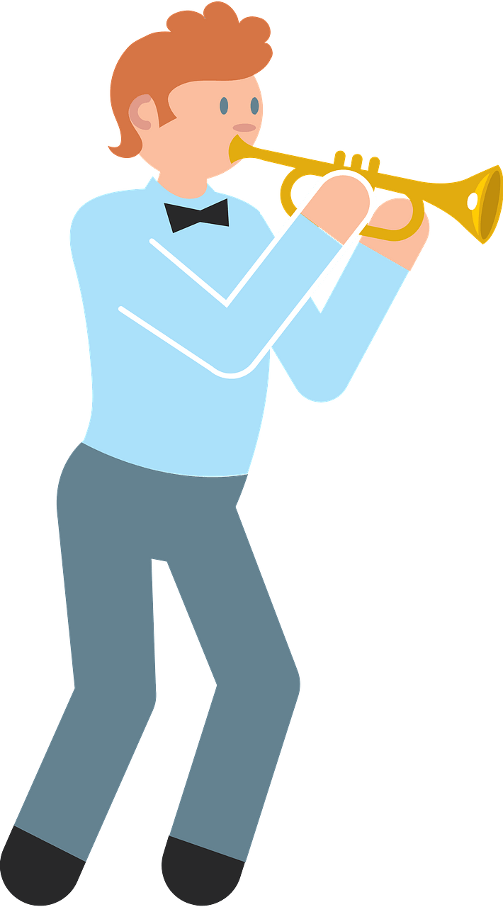 Jazz band musician