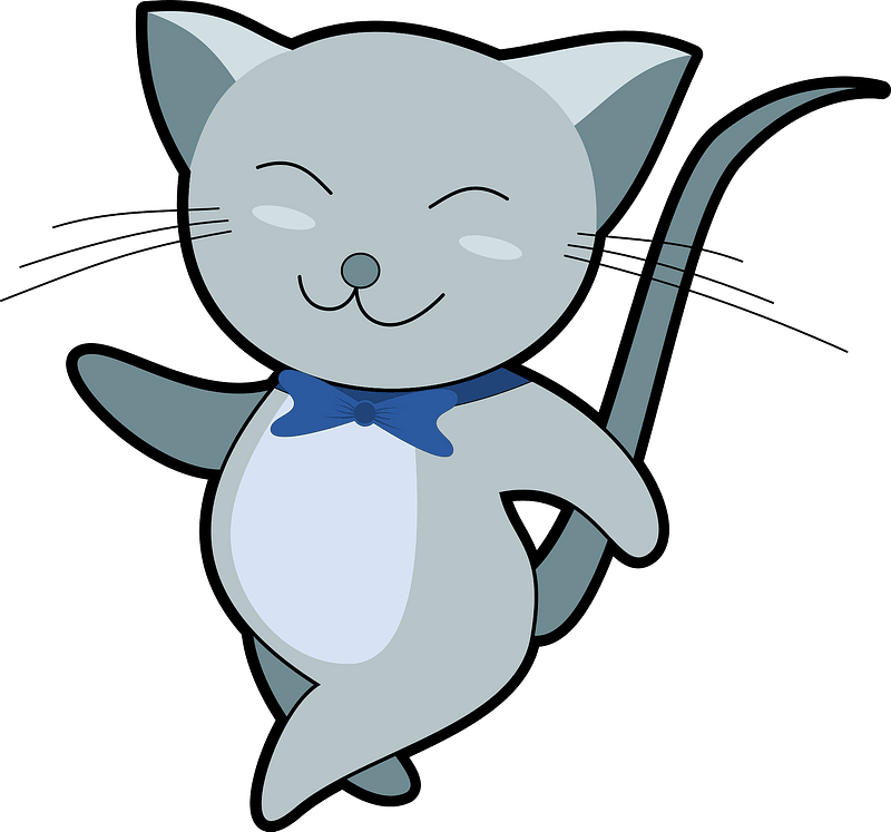 Cute cartoon cat