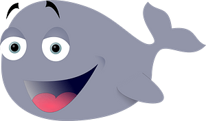 Funny whale